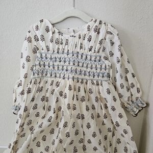 Pink Chicken Nora Dress- Brown Tiny Floral